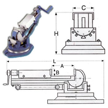 Êtô máy phay AW AW-3