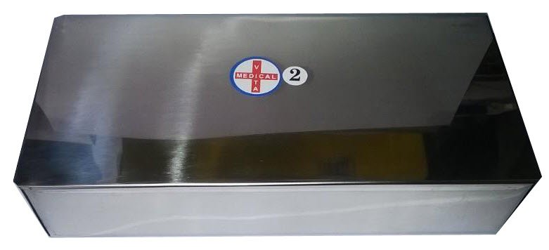 Hộp chữ nhật inox Vinh Tấn ghép trung (19 x 9 x 4 cm)