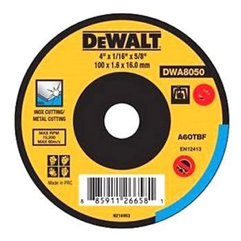 Đá cắt sắt và Inox Dewalt DWA8050 (100 X 1.6mm)