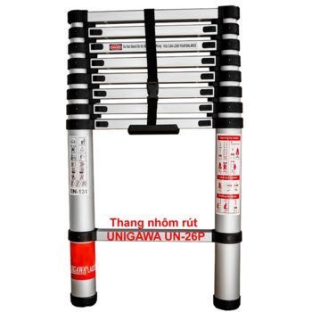 2.6m Thang nhôm rút đơn UNIGAWA UN-26P