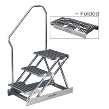 Thang gấp di động 3 bậc có tay vịn TL-TG1