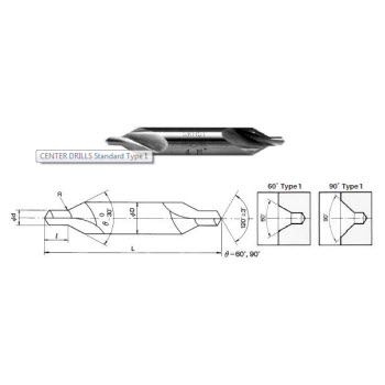 Khoan Tâm 60 độ OKABE_TYPE1_0.6 Okabe