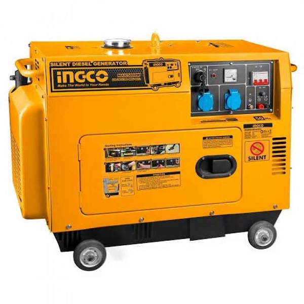 5KW Máy phát điện dùng dầu diesel Ingco GSE50001