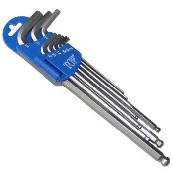 Bộ lục giác 9 cây hệ Inch TOP TW-21009B-WM